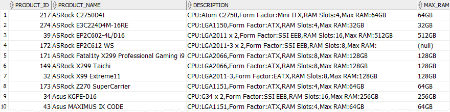 Oracle REGEXP SUBSTR